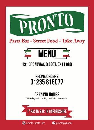 Pronto Pasta Bar